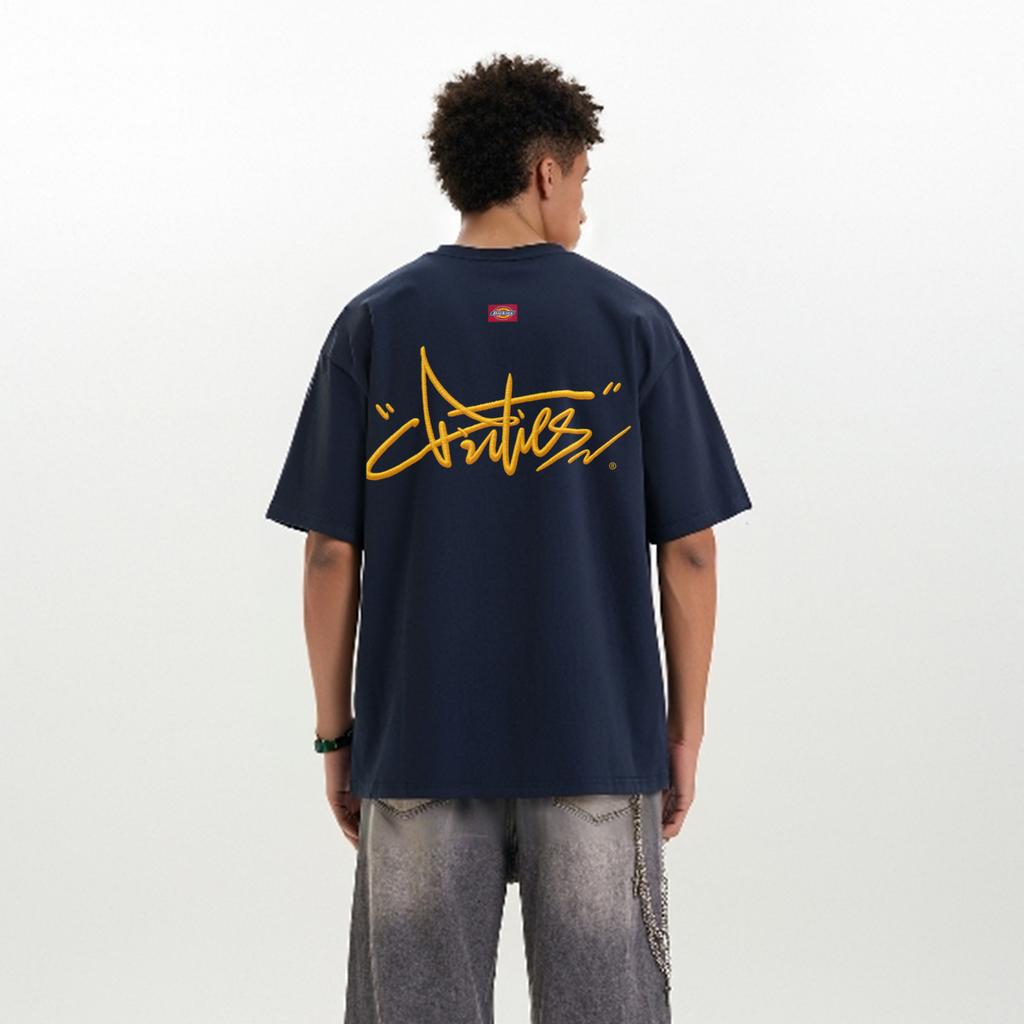 Dickies T-Shirts Unisex Crew Neck Moderate Heavyweight DKU262NKT466-HYL
