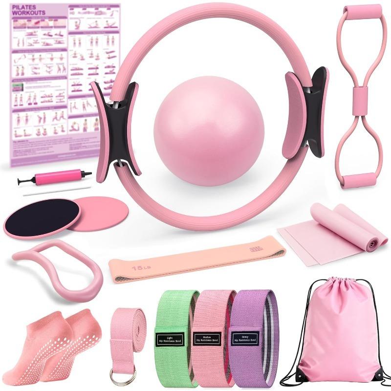 Pilates Kit for Home Workouts, Pilates Equipment Ring and Ball Set, Pilates Essentials Kit for Women, Home Pilates Workout Kit, Pilates Set,