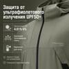 Li-Ning Urban Outdoor Series Solid Color Zip-Up Hooded Loose Breathable UV Protection Sun Protection Jacket Men Jackets Tea-Green AFDV461-6