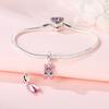 Original Copper Charms Luxury Dance Shoe Pendant Beads Fit Bracelet Diy Women Making Delicate Gift Jewelry