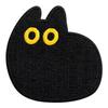 5 pièces Patch Brodé Chat Noir Auto-adhésif DIY Autocollants Vêtements Patch Animal Noir Vêtements Appliques Vêtements Mignonnes Dessin Animé