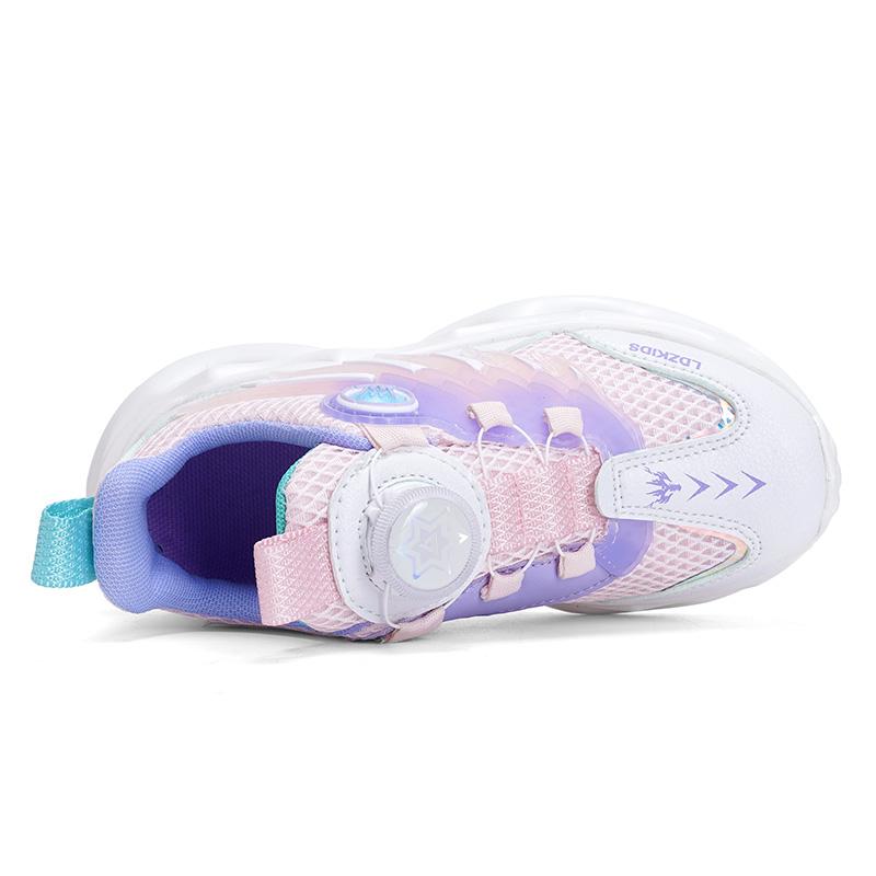 Girls Casual Sneakers Lightweight Breathable School Shoes for Kids Non-Slip Comfortable Fashion Walking Shoes Playground Shoes