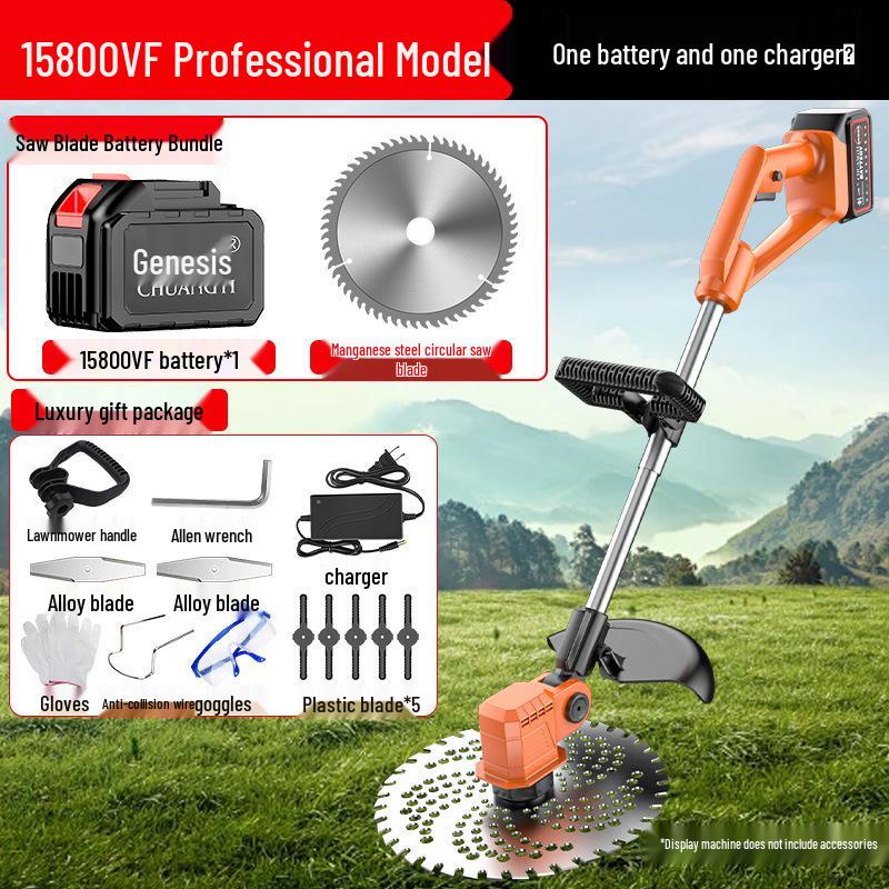 CHUANGYI Rechargeable Electric Lawn Mower & Garden Trimmer