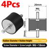 M3 M4 M5 M6 M8 M10 Silentblock Bobbin Mount Male Thread Shock Absorber  for Marine Automotive Use