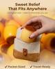 Squishy Crunchy Caramel Pudding Asmr Squeeze Toy,Crunchy Moldable Stress Ball Fidget Toy Desk Stress Relief For All Ages
