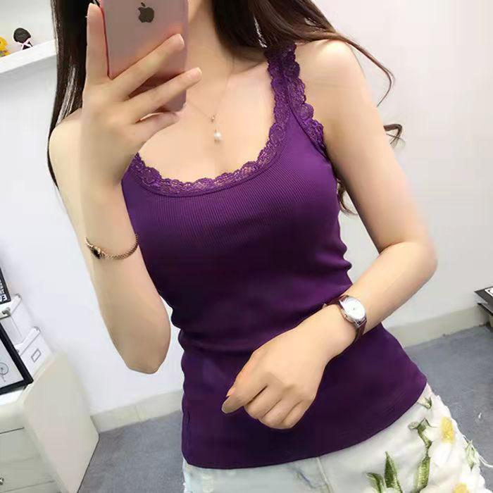 Women s Sexy Slim Cotton Camisole - Versatile Summer Base Layer One Size