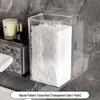 Glacier Pattern Wall-Mounted Tissue & Washcloth Storage Box