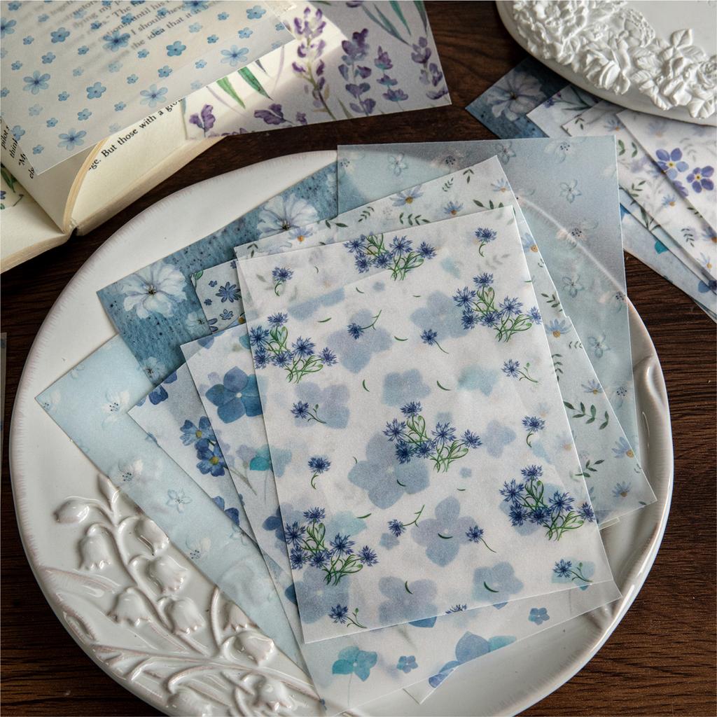 20pcs/lot Memo Pads Material Paper Omotoki Garden Diary DIY Scrapbooking Cards Junk Journal Retro Background Decoration Paper