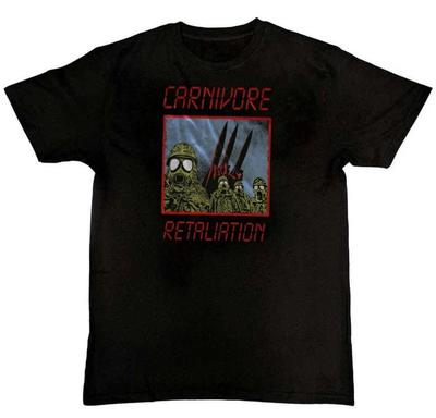 Herren- und Damen-T-Shirts Carnivore Band Retaliation Grafikdruck Unisex T-Shirt S M L XL 2 3 4 XL