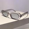 Small Frame Vintage Irregular Square Sunglasses Women For Men Luxury Brand Designer Rivet Sun Glasses Popular Punk Shades UV400