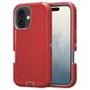 For iPhone 16 Case Detachable PC+TPU Drop-Proof Back Cover