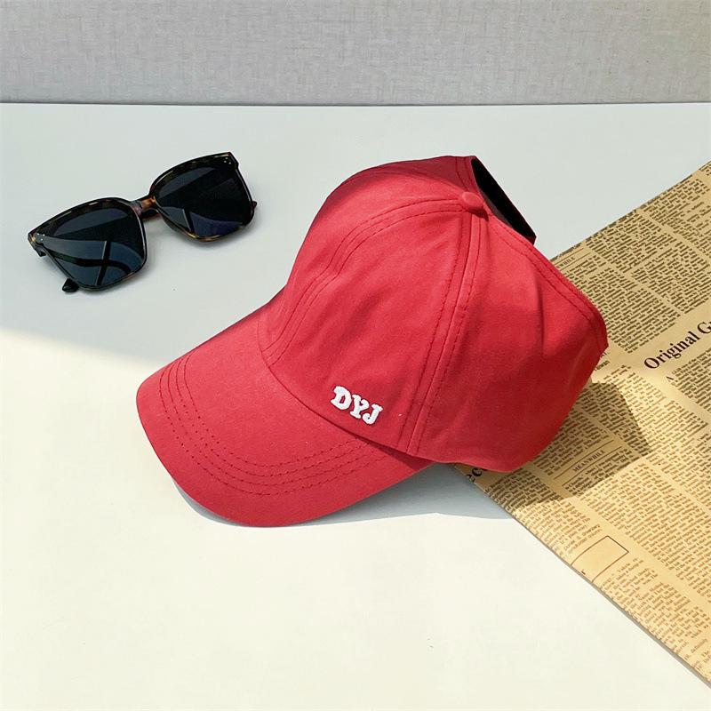 Women s Half-Open Top Ponytail Baseball Cap - Sun Protection Visor for Casual Sports Adjustable вино красного
