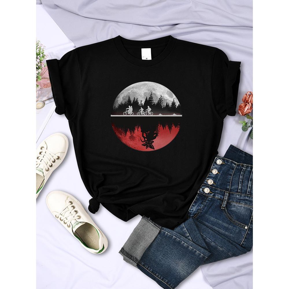 Chlapecké tričko s potiskem Jízda na kole Dámské Letní Chladivé Tričko Hip Hop Prodyšné Tričko Módní Ležérní Krátký Rukáv Dámské