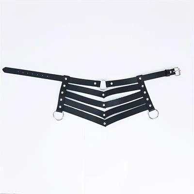 Black Sexy Trendy Rock Gothic Collar Necklaces Jewelry Gothic Leather Belt Rivets Harajuku Punk Choker Necklace For Women Gift