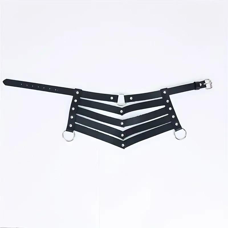 Black Sexy Trendy Rock Gothic Collar Necklaces Jewelry Gothic Leather Belt Rivets Harajuku Punk Choker Necklace For Women Gift