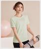 Women's Plus Size Slimming Quick-Dry Yoga T-Shirt - Short Sleeve Sports Top for Running & Gym