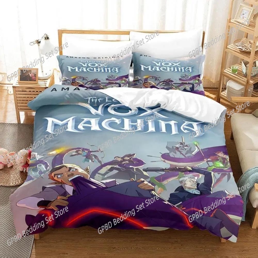 Legend Of Vox Machina Game Bedding Set Bedroom Soft Modern Bedspreads Comefortable Duvet Cover Quilt Cover And Pillowcase