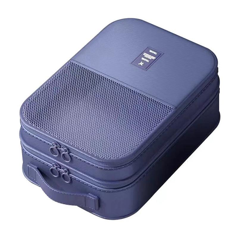 Portable Shoe Bag Dustproof Waterproof Large Capacity Foldable Storage Organizer for Travel Gym Daily Use 1Pcs