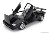 Willy Lamborghini Countach LP5000S 1988 (Black) 1/24 Scale Diecast Model Car