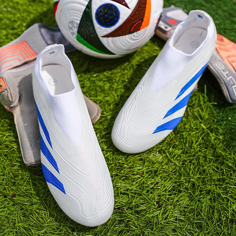 

Seamless fly-woven football shoes men s low-top youth long nails broken nails training shoes net batch 45