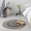 Morocco Round Rug Boho Tassel Cotton Fabric Carpet Mat Door Blanket Living Room Home Office Decoration top sale
