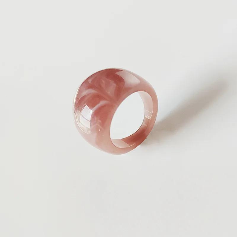 Kreativer Ring Plastikring Dekorringe für Frau Mädchen Schmuckzubehör Party Kostüm Schmuck Edelstahl