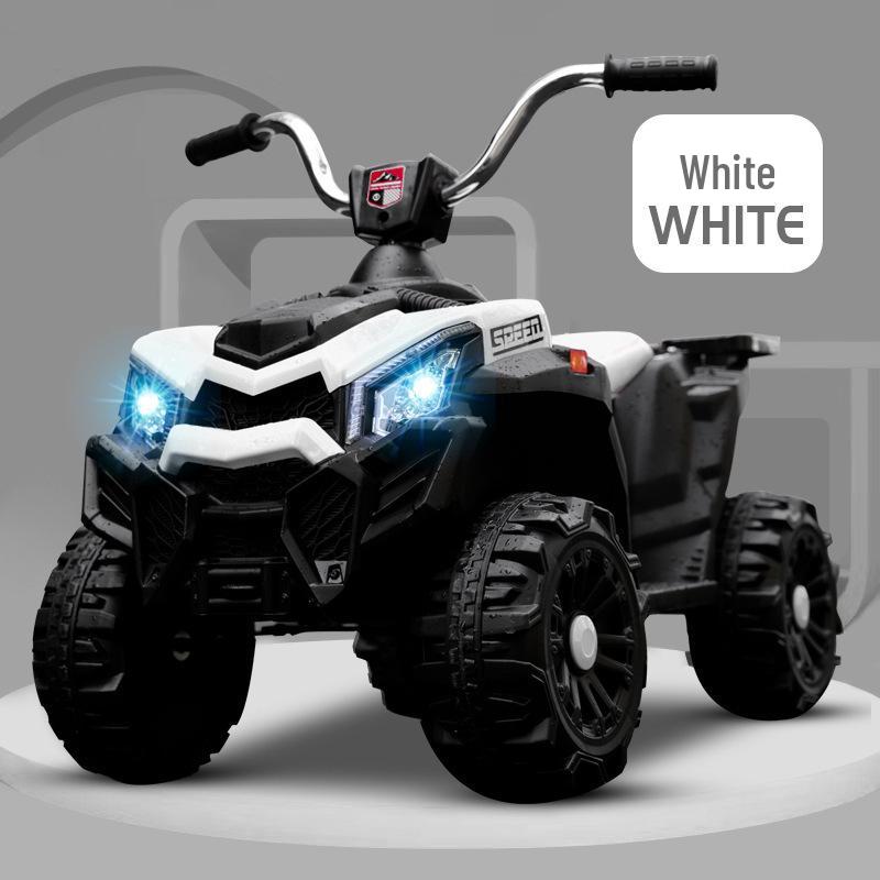 Cross-Border Kids' Electric Beach Car: Four-Wheel Ride-On Toy with Rechargeable Battery