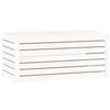 VidaXL Boîte de jardin blanc 101x50,5x46,5 cm bois massif de pin 823949