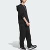 Adidas FW24 Casual Sports Series Brand Logo Stripe Loose Fit Hooded Jacket Unisex Jacket Black JL6077