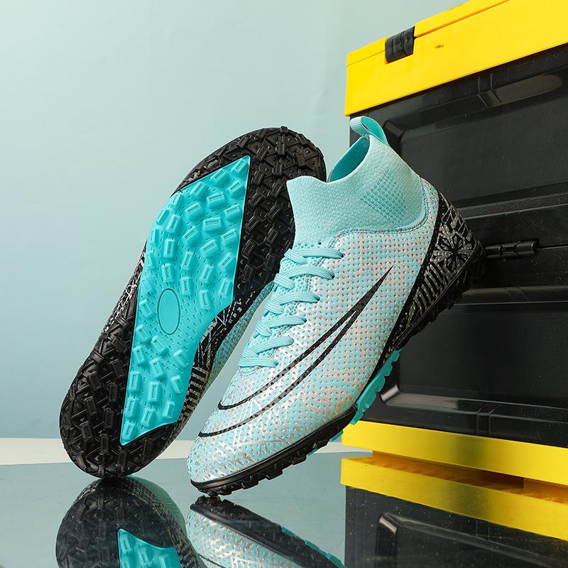 High-top Football Shoes, Men's and Women's Adult AG Long Nails, Young and Young Broken Nails, Professional Football Game Sports Shoes