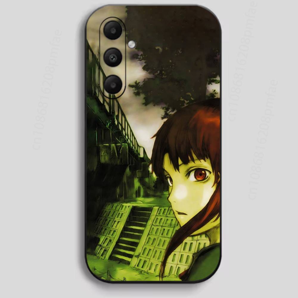 

S-Serial E-Experiments L-Lain Phone Case For Samsung Galaxy A13,21s,22,31,32,40,52,71,A91 Soft Black Shell Samsung A13 5G