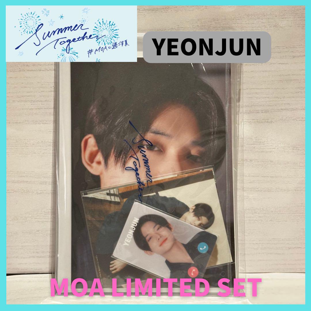 

[USED] Official Sold Out TXT *Yeonjun* Summer Set with Moshi Moshi Card etc.