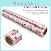 Christmas Cellophane Wrap Roll With Snowflake Pattern Waterproof Floral Wrap For Gift Packaging