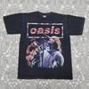 Vintage Oasis Band T Shirt Britpop Liam Gallagher Concert Tour Tee