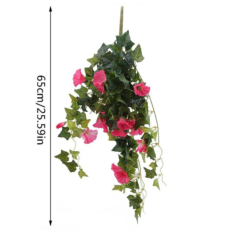 65cm Artificial Silk Morning Glory Fake Flower High Quality For Wedding Home Party DIY Table Decoration Bulk 1pcs