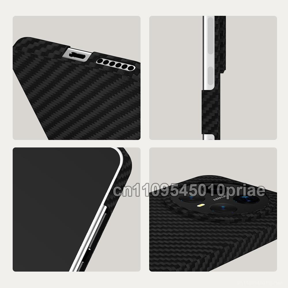 Geschikt voor honor magic 8/8 Pro telefoonhoesje, Kevlar aramidevezel koolstofvezel harde schaal, lichtgewicht magnetische beschermhoes