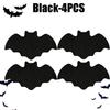 Non Slip Bat Bath Mat Machine Washable Halloween Rug Goth Decor Water Absorbent Bathroom Kitchen Bedroom Entry Floor Mat