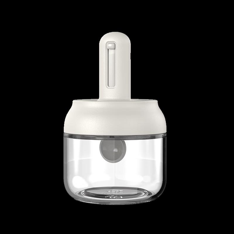 Taili Glass Seasoning Jar Set with Spoon-Lid (3-Pack)
