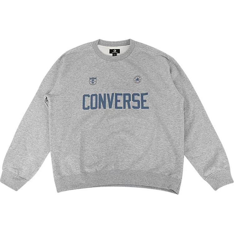 

New Converse Sweatshirts Men s Gray 10028409-A02 2XL