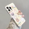 Pigment Rabbit Doll Invisible Bracket Suitable for Apple 16 Mobile Phone Case 15 Cute Frameless 14 High-end 13 Ultra-thin