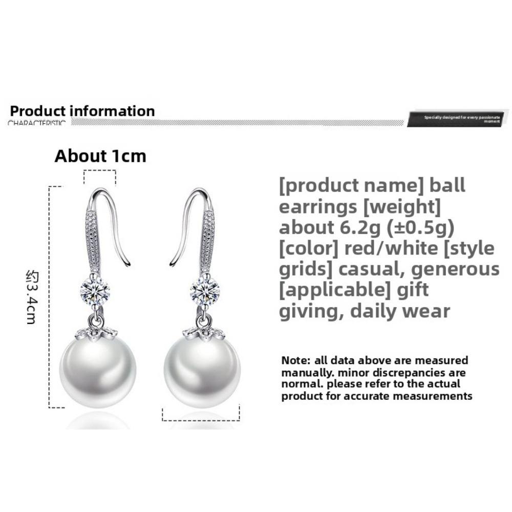 Pearl Earrings Women's Earrings Fashion Korean Temperament Earrings Simple Fashion Jewelry