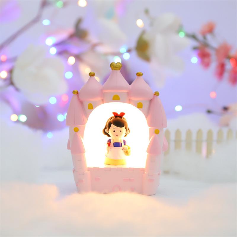 Student Desk USB Touch Night Light - Eye Protection, Cute Pet Design, Milk Star Light, Rechargeable Bedside Lamp