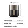 Midea 6.5L Automatic Air Fryer with Visible Window CN Plug (adapter Included)