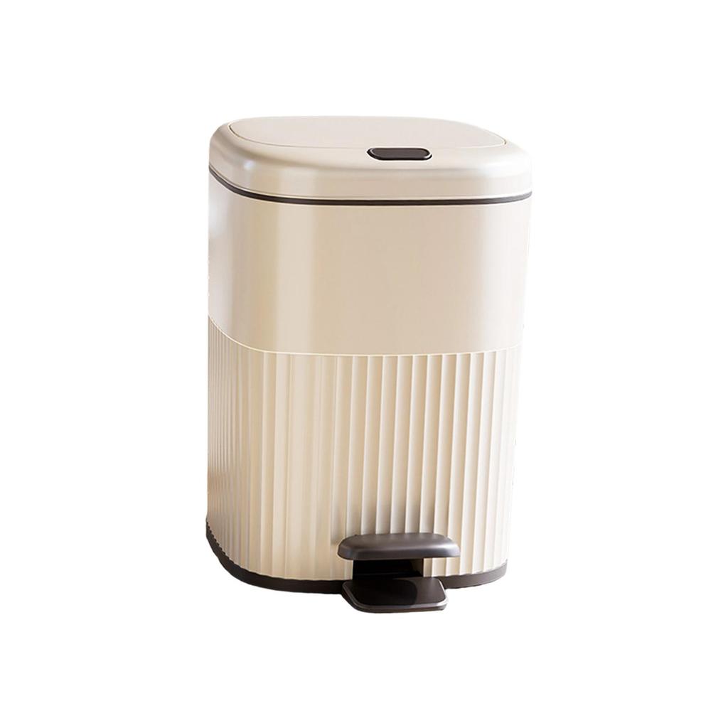 Pedal Trash Can, Simple Trash Can for Bathroom, Trash Can for Entryway, Home,
