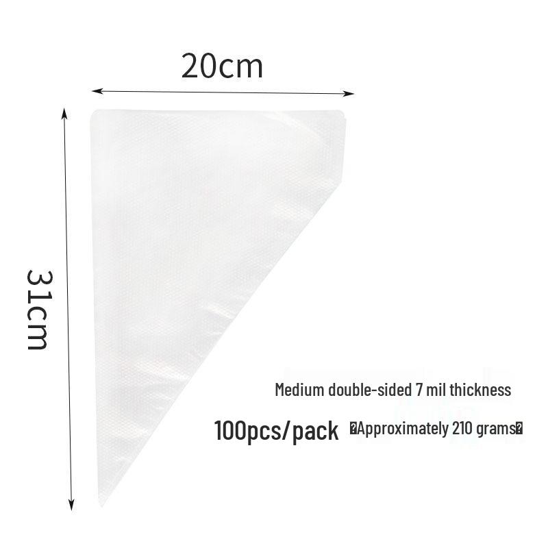 Thickened Disposable Piping Bags for Cream, Cookies, Cakes, or Baby Food