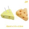 Small Pet Animal Mini Laa Calcium Corn/Cheese/Orange Shape Teeth Grinding Molar Stone Chew Toy for D