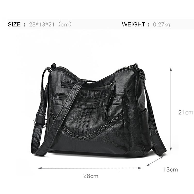 Módne mäkké PU kožené tašky Dámske kabelky cez rameno Luxusné kabelky Dámske kabelky Dizajnérske crossbody kabelky pre ženy Príležitostná taška Messenger