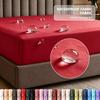 Waterdichte Matrasbeschermer, Ademende Geluidsarme Matrastopper, Bed Gladde Jersey Matrashoes Hoeslaken