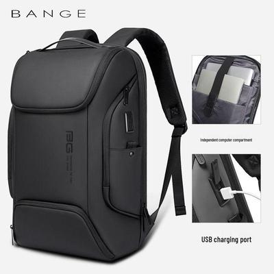 BANGE Men's Large Capacity Korean Style Business & Student Backpack