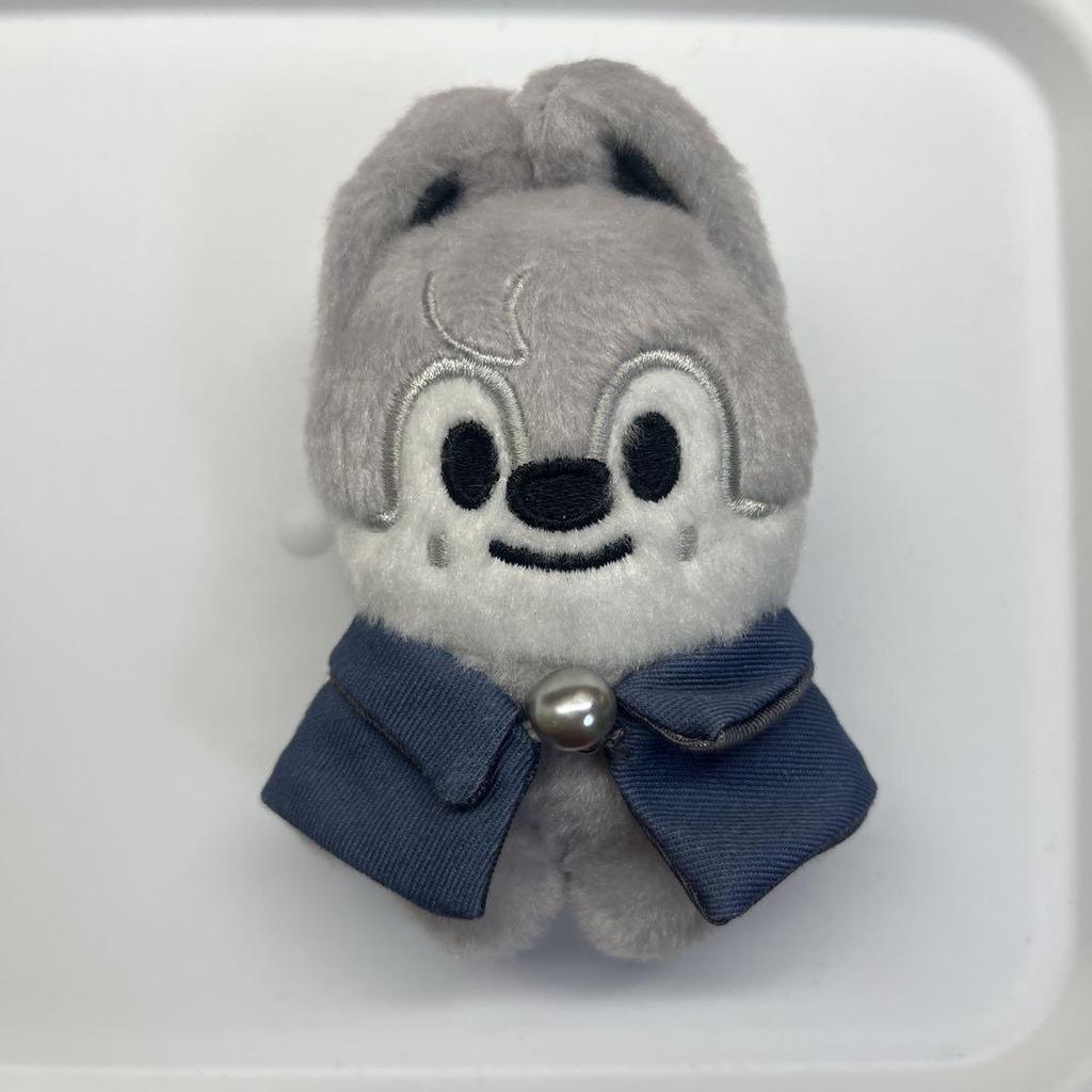 [USED] Stray Kids SKZOO 10cm Plush Toy Wolfchan & Bangchan